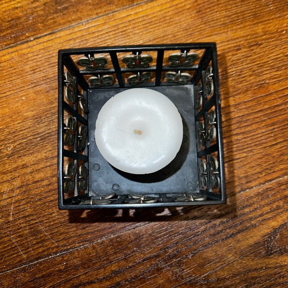3/$10 Decorative Jewel Butterfly Candle Holder 3x3 - Picture 3 of 8